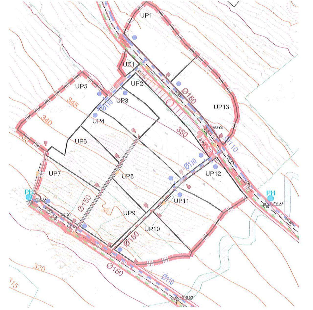 Ділянка в Rezhevichi у Будві, Чорногорія, 5 685м2 - вартість 850&nbsp;000€ - Ref: 71156 фото 5