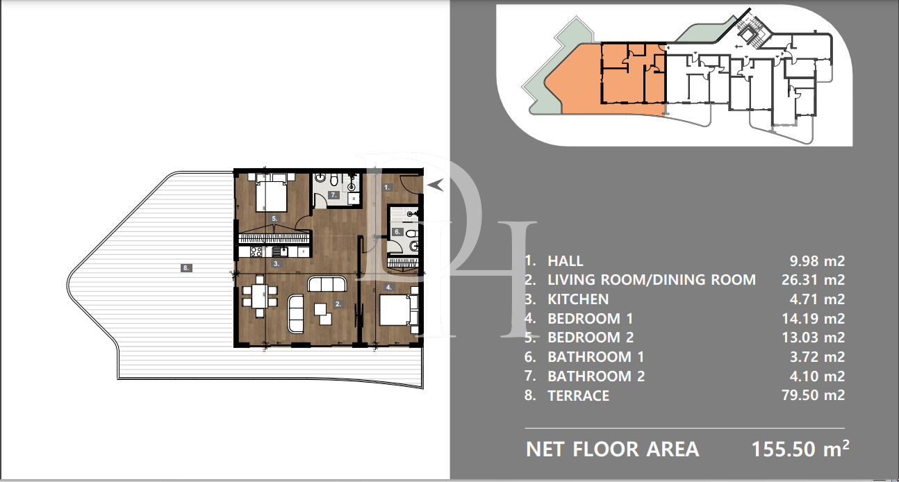 Апартаменты в Ульцине, Черногория, 155м2 - стоимость 279&nbsp;000€ - Ref: 71981 фото 1
