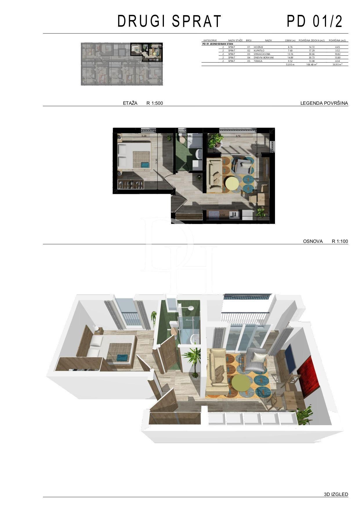 Апартаменты в Баре, Черногория, 38м2 - стоимость 107&nbsp;097€ - Ref: 71920 фото 4