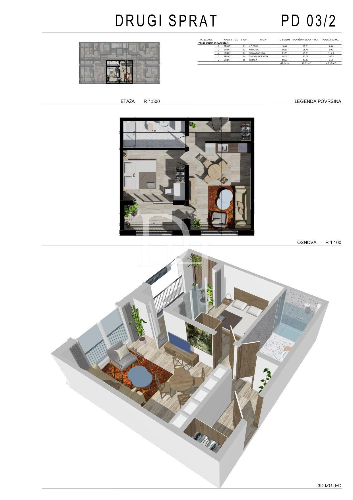 Апартаменты в Баре, Черногория, 38м2 - стоимость 107&nbsp;097€ - Ref: 71920 фото 6