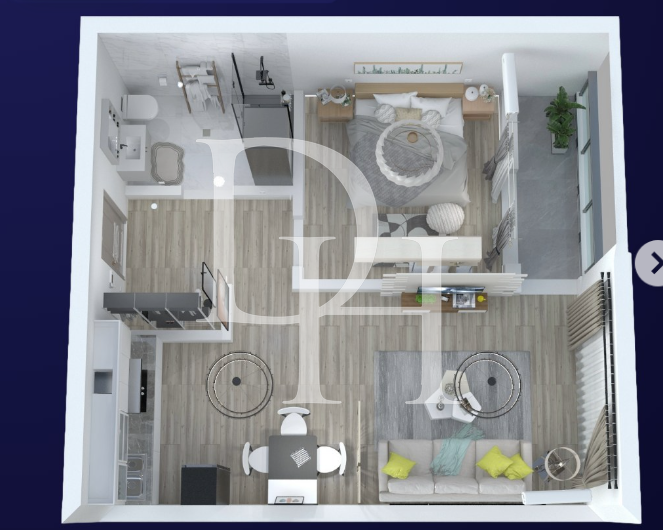 Апартаменты в Баре, Черногория, 44м2 - стоимость 103&nbsp;200€ - Ref: 71889 фото 5