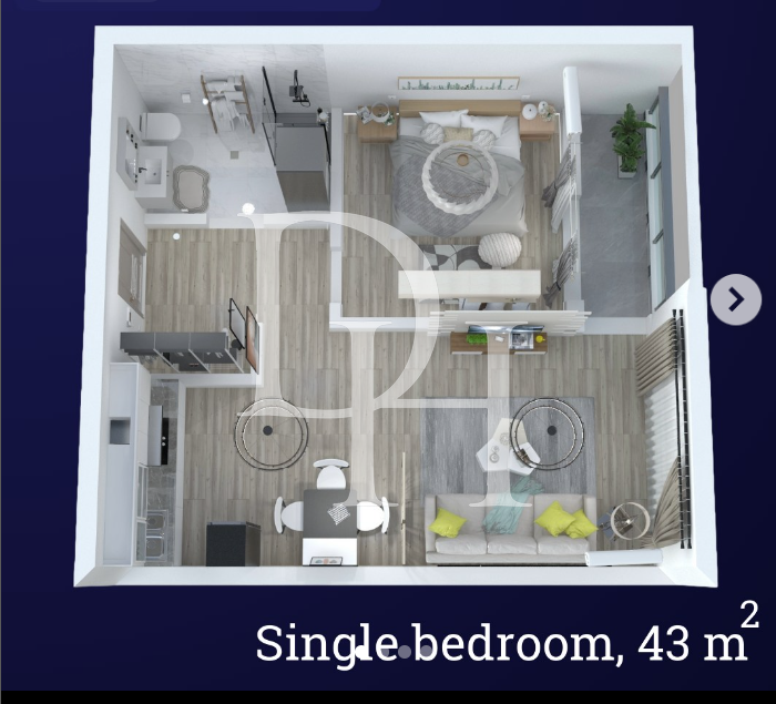 Апартаменты в Баре, Черногория, 44м2 - стоимость 103&nbsp;200€ - Ref: 71889 фото 8