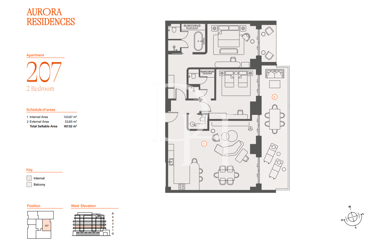Mieszkania w Tivat, Czarnogóra, 168m2 - koszt 2&nbsp;290&nbsp;000€ - Ref: 71816 zdjęcia 2