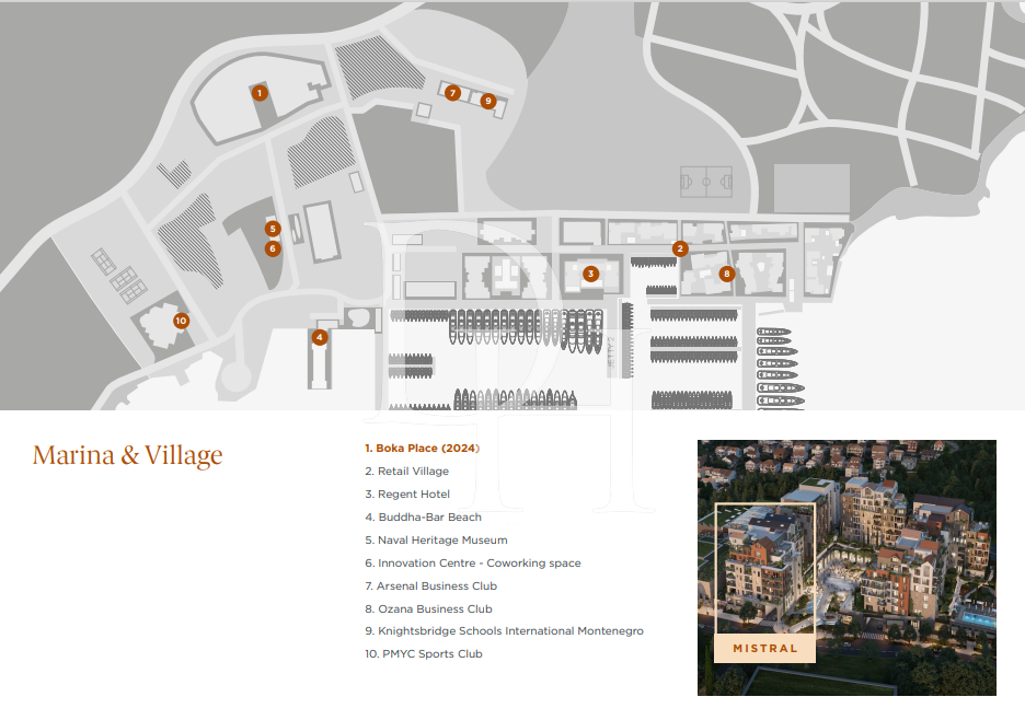 Mieszkania w Tivat, Czarnogóra, 191m2 - koszt 1&nbsp;315&nbsp;200€ - Ref: 71815 zdjęcia 4