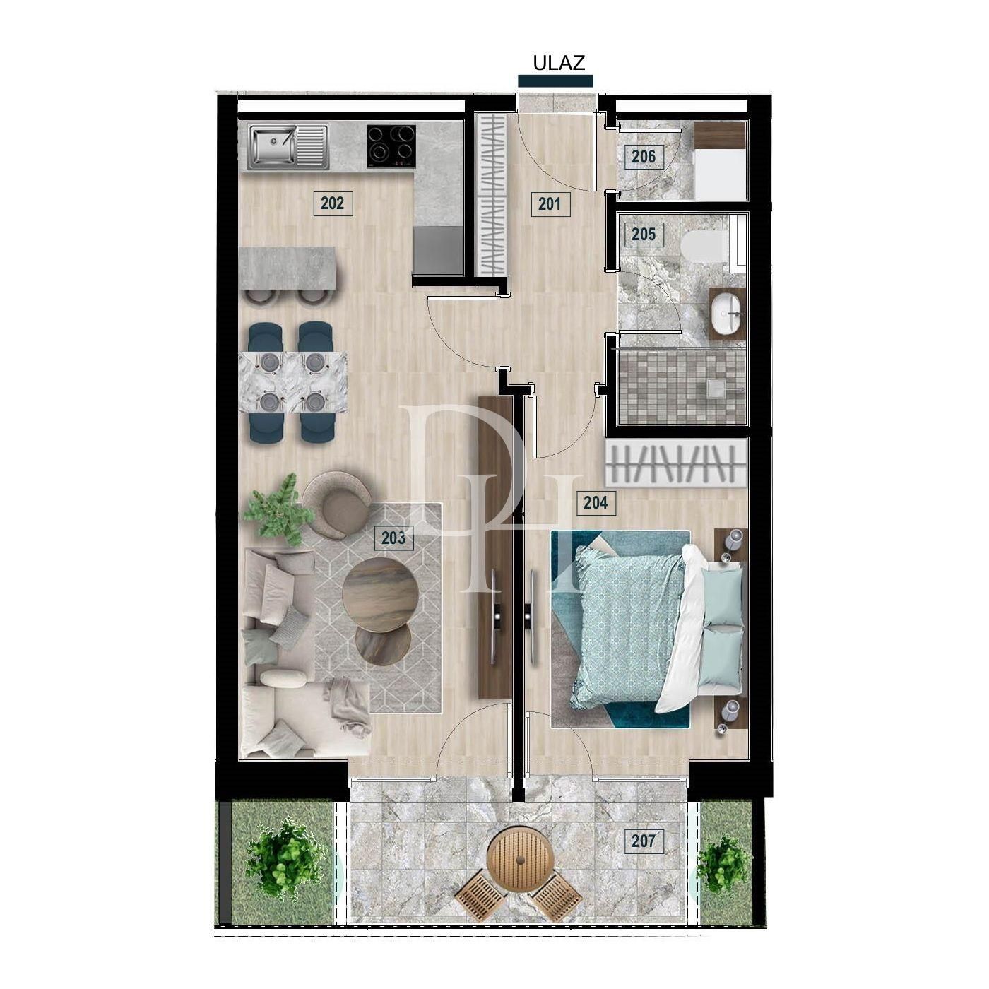 Пентхаус в Баре, Черногория, 104м2 - стоимость 280&nbsp;800€ - Ref: 71796 фото 6