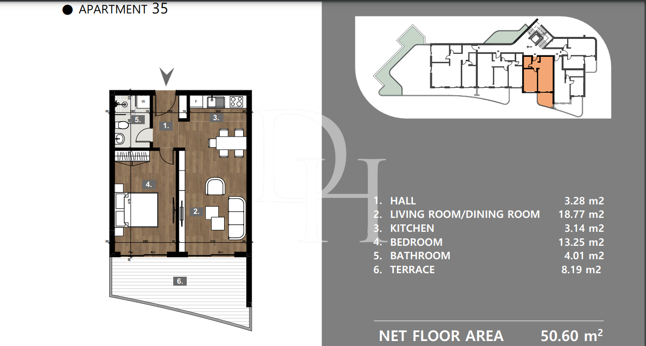 Апартаменты в Ульцине, Черногория, 51м2 - стоимость 94&nbsp;350€ - Ref: 71735 фото 1