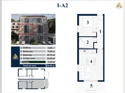 Апартаменты в Prcanj в Которе, Черногория, 51м2 - стоимость 231&nbsp;000€ - Ref: 71139 фото 2