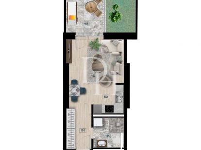 Апартаменты в Баре, Черногория за 96 600€ (ID:72128)