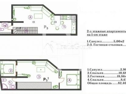 Апартаменты в Утехе, Черногория, 82м2 - стоимость 140&nbsp;000€ - Ref: 72046 фото 4