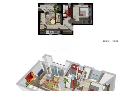 Апартаменты в Баре, Черногория, 38м2 - стоимость 107&nbsp;097€ - Ref: 71920 фото 8