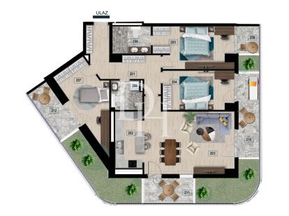 Апартаменты в Баре, Черногория за 226 600€ (ID:71795)