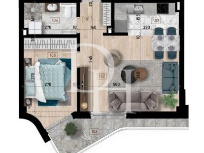 Апартаменти у Барі, Чорногорія, 45м2 - вартість 99&nbsp;000€ - Ref: 71427 фото 3