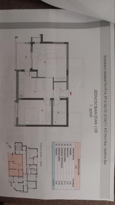Апартаменты в Баре, Черногория, 37м2 - стоимость 74&nbsp;000€ - Ref: 72264 фото 11