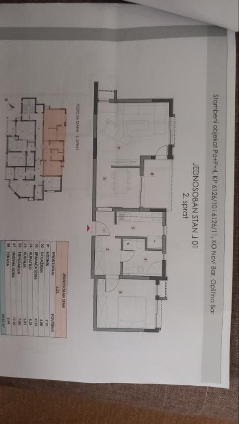 Апартаменты в Баре, Черногория, 37м2 - стоимость 74&nbsp;000€ - Ref: 72264 фото 4