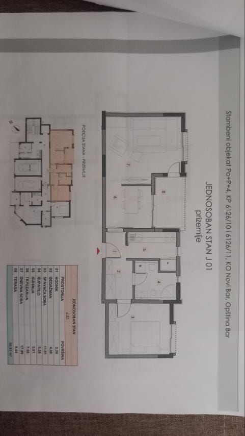 Апартаменты в Баре, Черногория, 37м2 - стоимость 74&nbsp;000€ - Ref: 72264 фото 7
