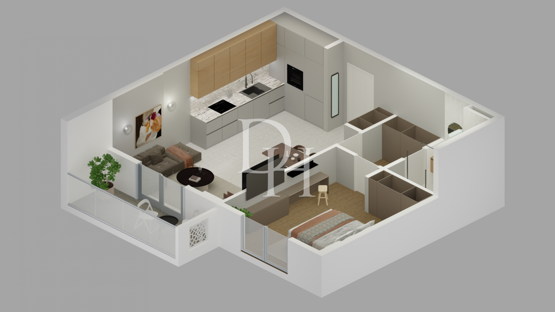 Апартаменты в Баре, Черногория, 57м2 - стоимость 114&nbsp;220€ - Ref: 72237 фото 2