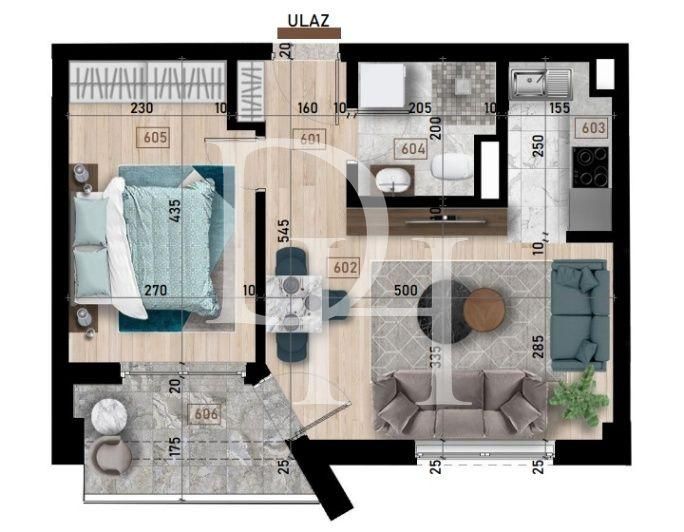 Mieszkania w Barze, Czarnogóra, 40m2 - koszt 95&nbsp;700€ - Ref: 72220 zdjęcia 3