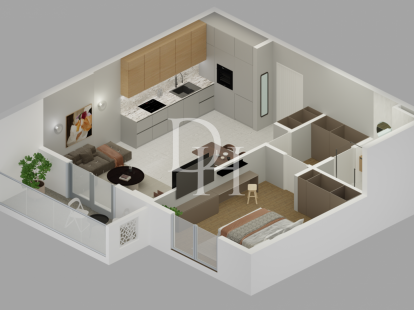 Апартаменты в Баре, Черногория, 57м2 - стоимость 114&nbsp;220€ - Ref: 72237 фото 2