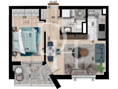 Mieszkania w Barze, Czarnogóra, 40m2 - koszt 95&nbsp;700€ - Ref: 72220 zdjęcia 3