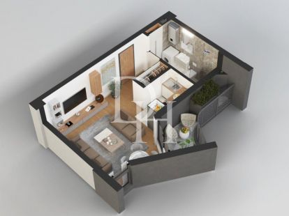 Апартаменты в Баре, Черногория, 32м2 - стоимость 82&nbsp;000€ - Ref: 72219 фото 5