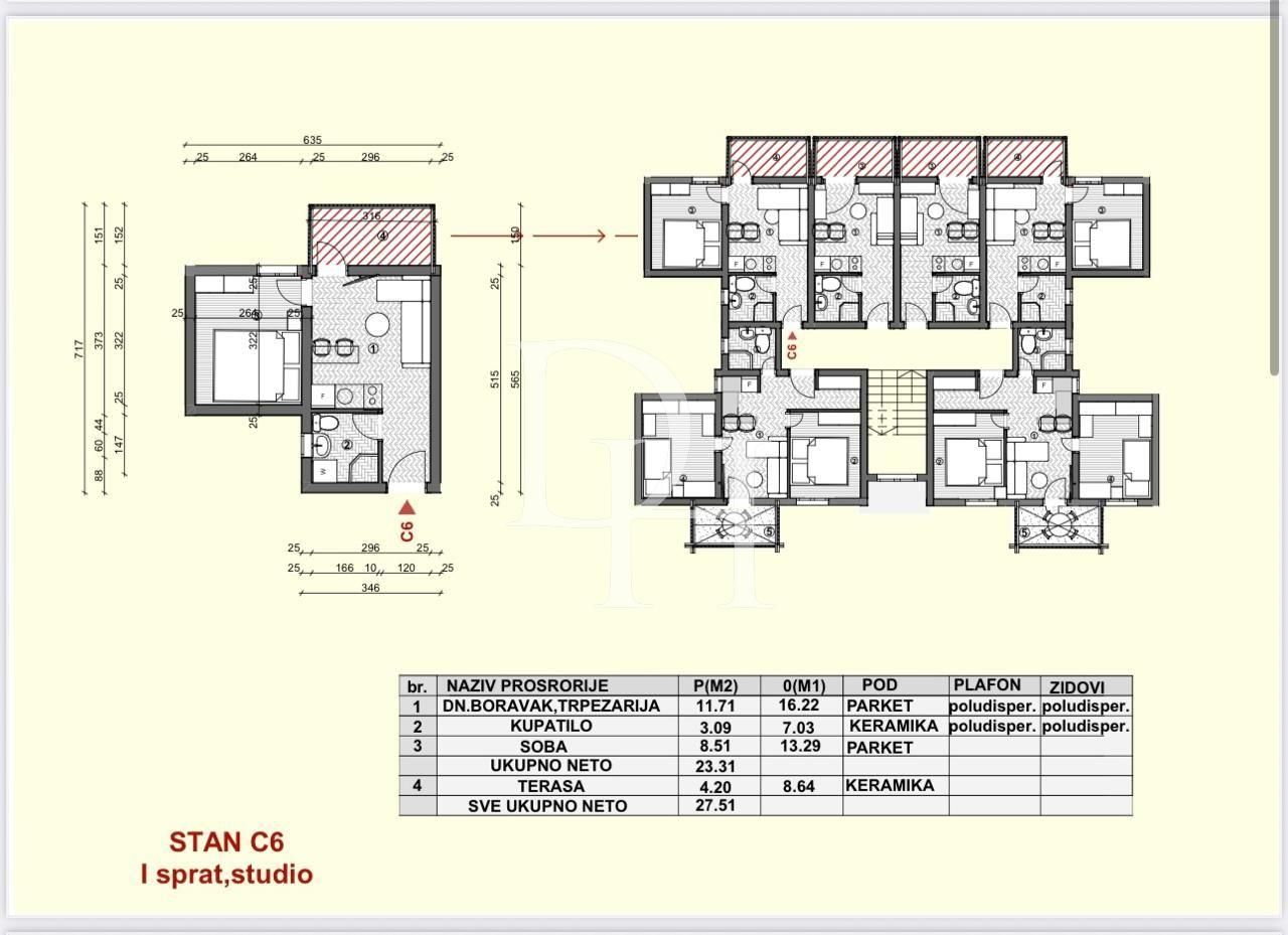 Апартаменти у громаді Будва, Чорногорія, 27м2 - вартість 54&nbsp;000€ - Ref: 72425 фото 10
