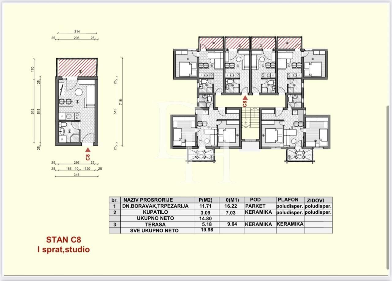 Апартаменти у громаді Будва, Чорногорія, 27м2 - вартість 54&nbsp;000€ - Ref: 72425 фото 12