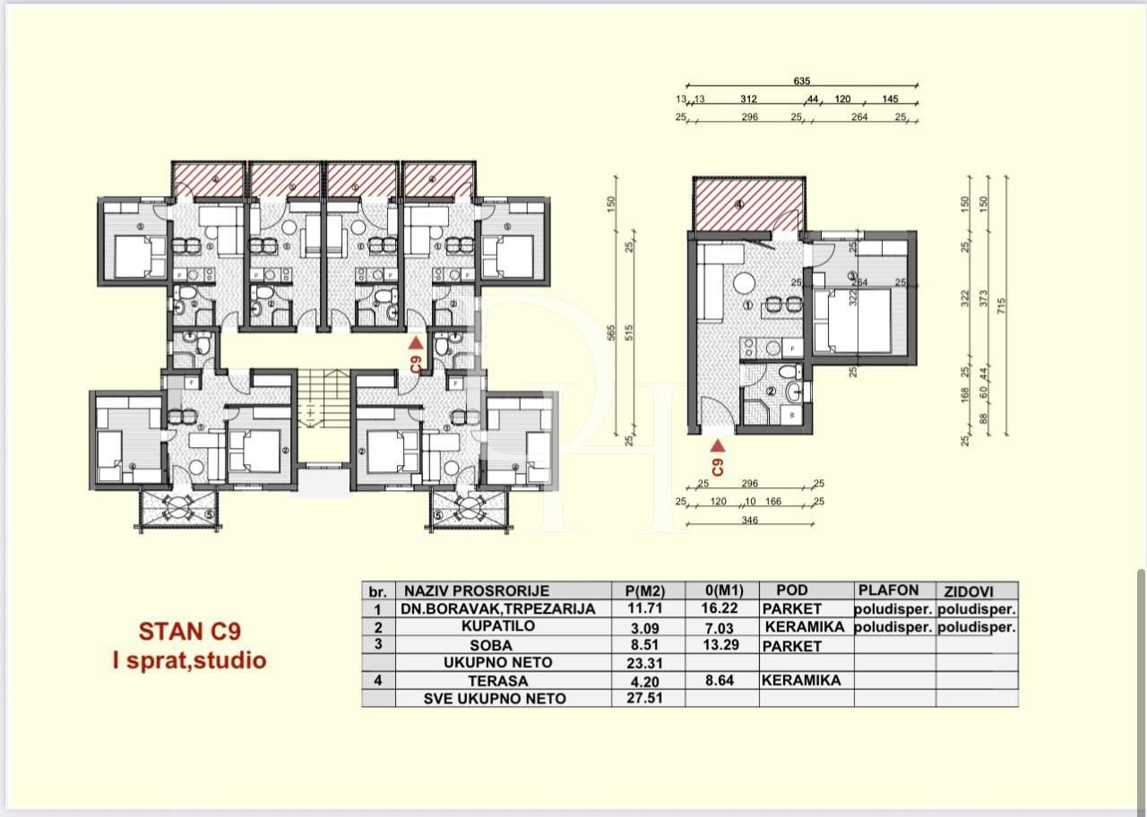 Апартаменти у громаді Будва, Чорногорія, 27м2 - вартість 54&nbsp;000€ - Ref: 72425 фото 14