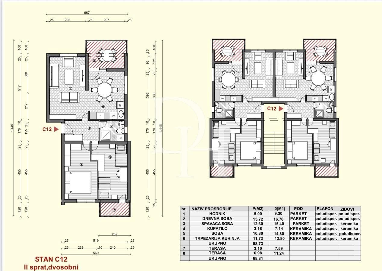 Апартаменти у громаді Будва, Чорногорія, 27м2 - вартість 54&nbsp;000€ - Ref: 72425 фото 15