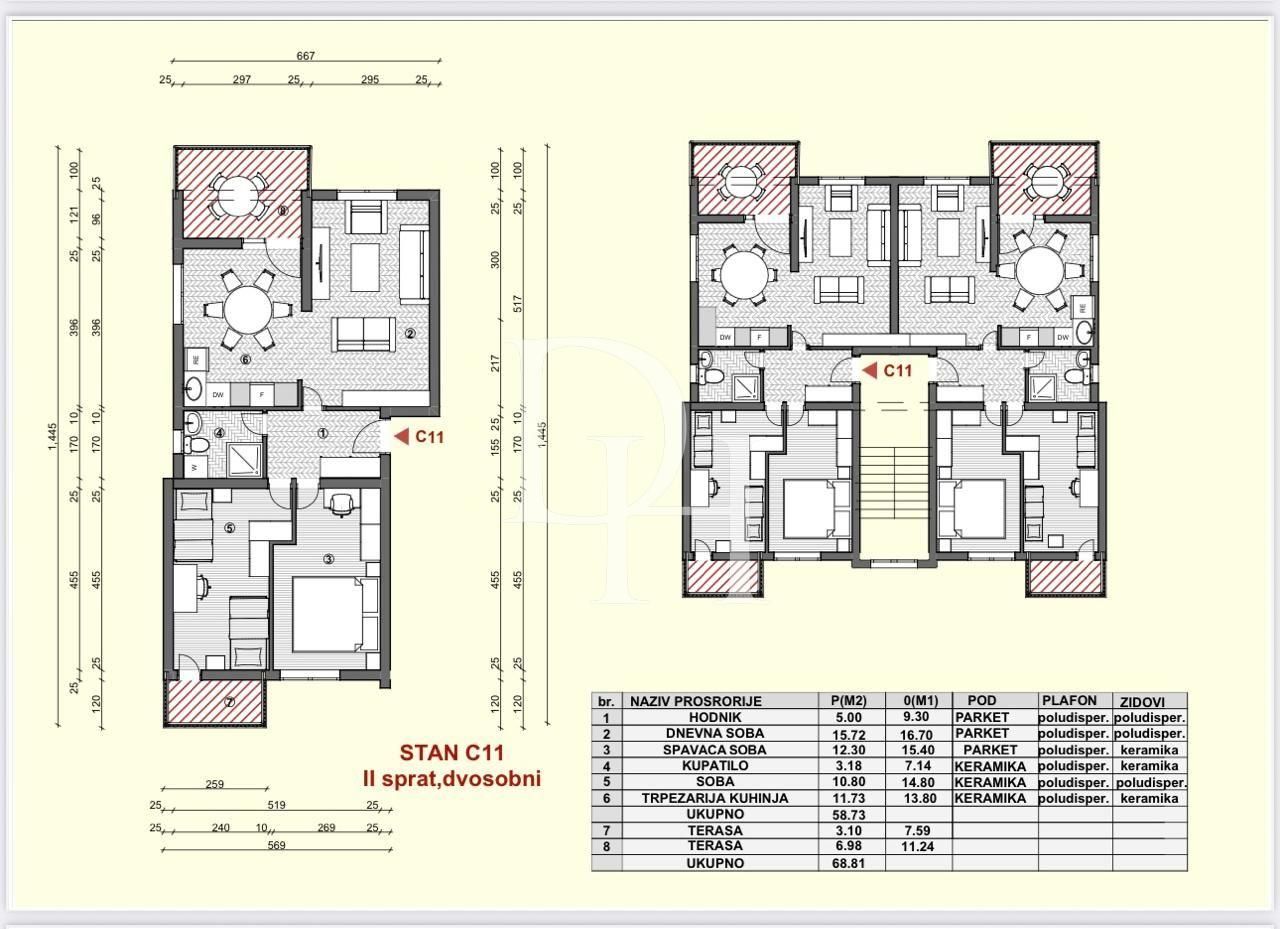Апартаменти у громаді Будва, Чорногорія, 27м2 - вартість 54&nbsp;000€ - Ref: 72425 фото 16