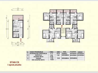Апартаменти у громаді Будва, Чорногорія, 27м2 - вартість 54&nbsp;000€ - Ref: 72425 фото 12