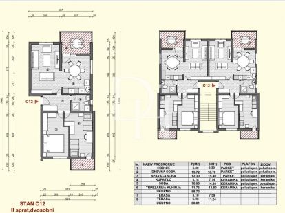 Апартаменти у громаді Будва, Чорногорія, 27м2 - вартість 54&nbsp;000€ - Ref: 72425 фото 15