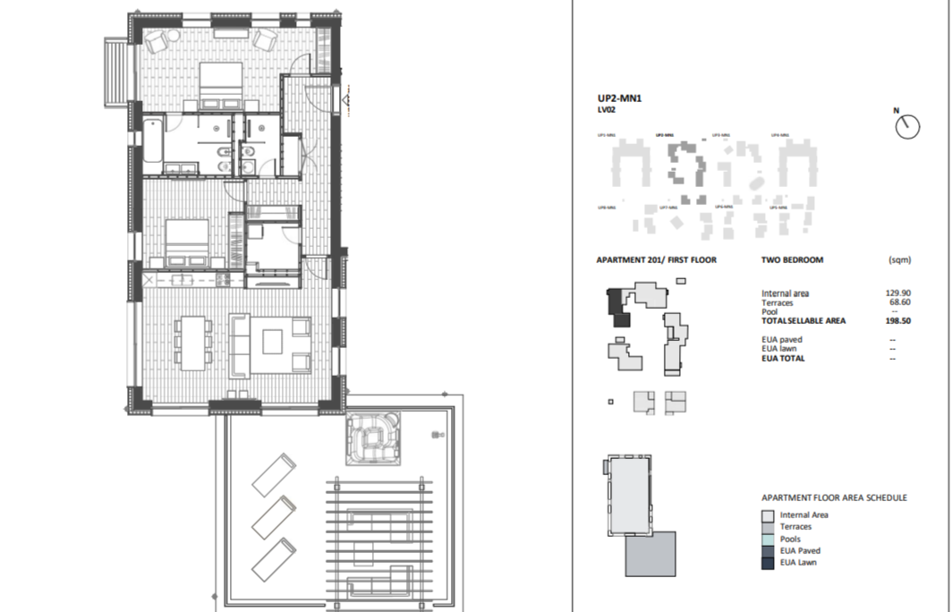 Апартаменти у Дженовичах, Чорногорія, 199м2 - вартість 1&nbsp;355&nbsp;000€ - Ref: 72561 фото 2