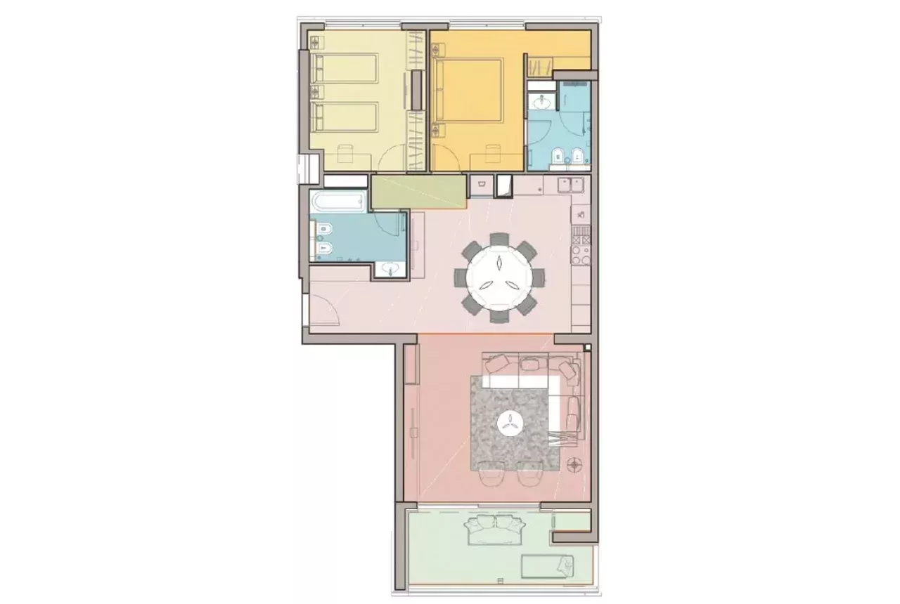 Апартаменты в Рафаиловичах, Черногория, 107м2 - стоимость 620&nbsp;600€ - Ref: 72568 фото 6