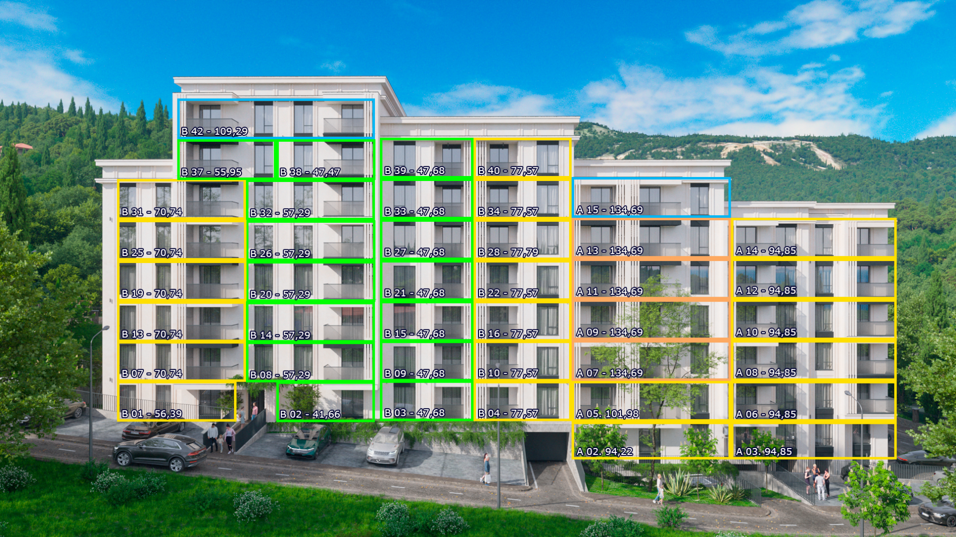 Апартаменты в Бечичах, Черногория, 48м2 - стоимость 210&nbsp;745€ - Ref: 72600 фото 2