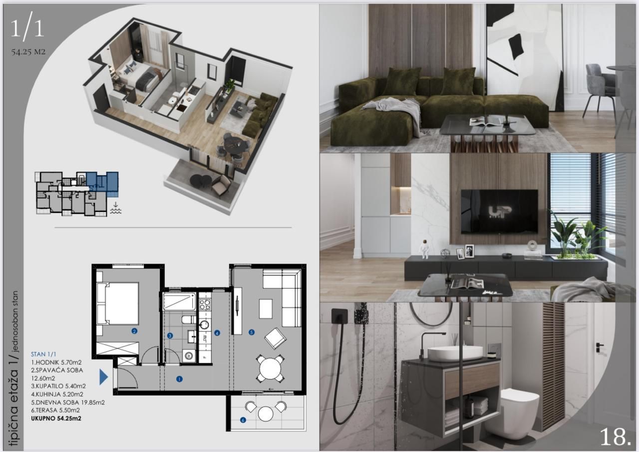 Апартаменты в Добра воде, Черногория, 48м2 - стоимость 116&nbsp;000€ - Ref: 72657 фото 1