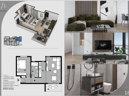 Апартаменты в Добра воде, Черногория, 48м2 - стоимость 116&nbsp;000€ - Ref: 72657 фото 1