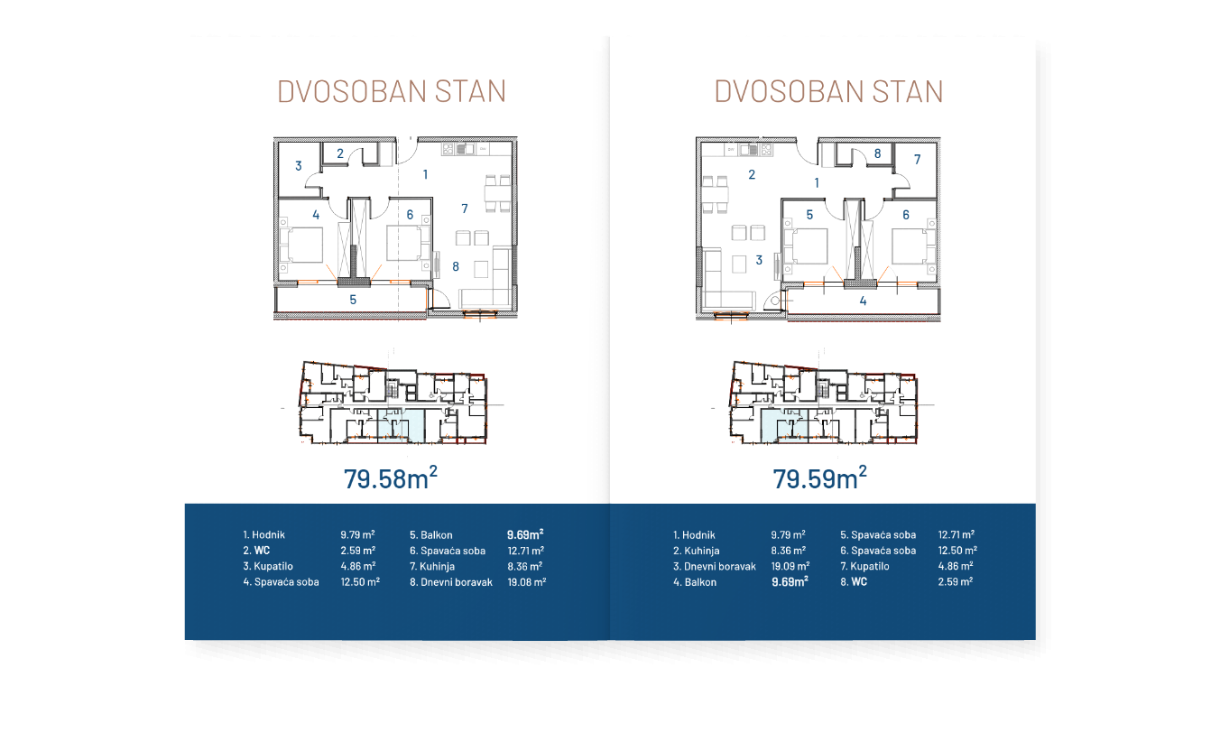 Апартаменты в Баре, Черногория, 48м2 - стоимость 122&nbsp;400€ - Ref: 72710 фото 6