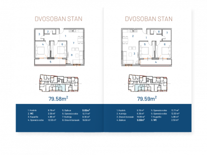 Апартаменты в Баре, Черногория, 48м2 - стоимость 122&nbsp;400€ - Ref: 72710 фото 6