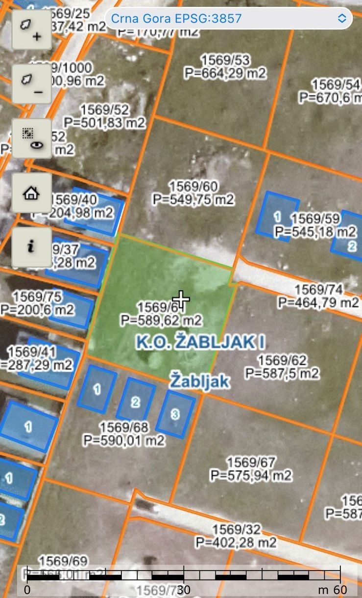 Участок в Жабляке, Черногория, 588м2 - стоимость 70&nbsp;000€ - Ref: 72715 фото 2