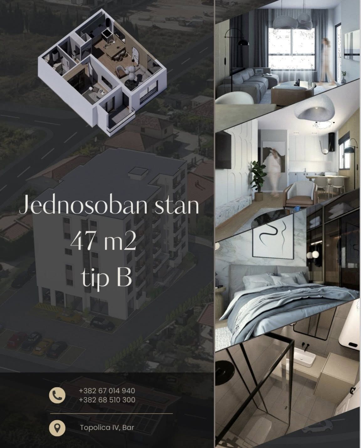 Апартаменты в Баре, Черногория, 47м2 - стоимость 108&nbsp;100€ - Ref: 72743 фото 7