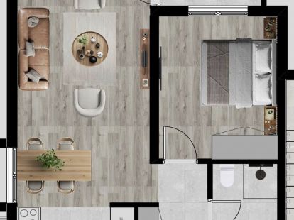 Апартаменты в Баре, Черногория, 47м2 - стоимость 108&nbsp;100€ - Ref: 72743 фото 3