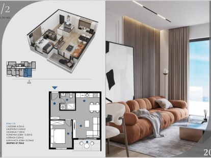 Апартаменты в Добра воде, Черногория, 48м2 - стоимость 120&nbsp;000€ - Ref: 72768 фото 2