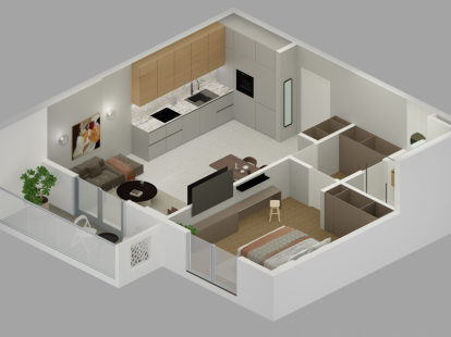 Апартаменты в Баре, Черногория, 58м2 - стоимость 148&nbsp;200€ - Ref: 72784 фото 3