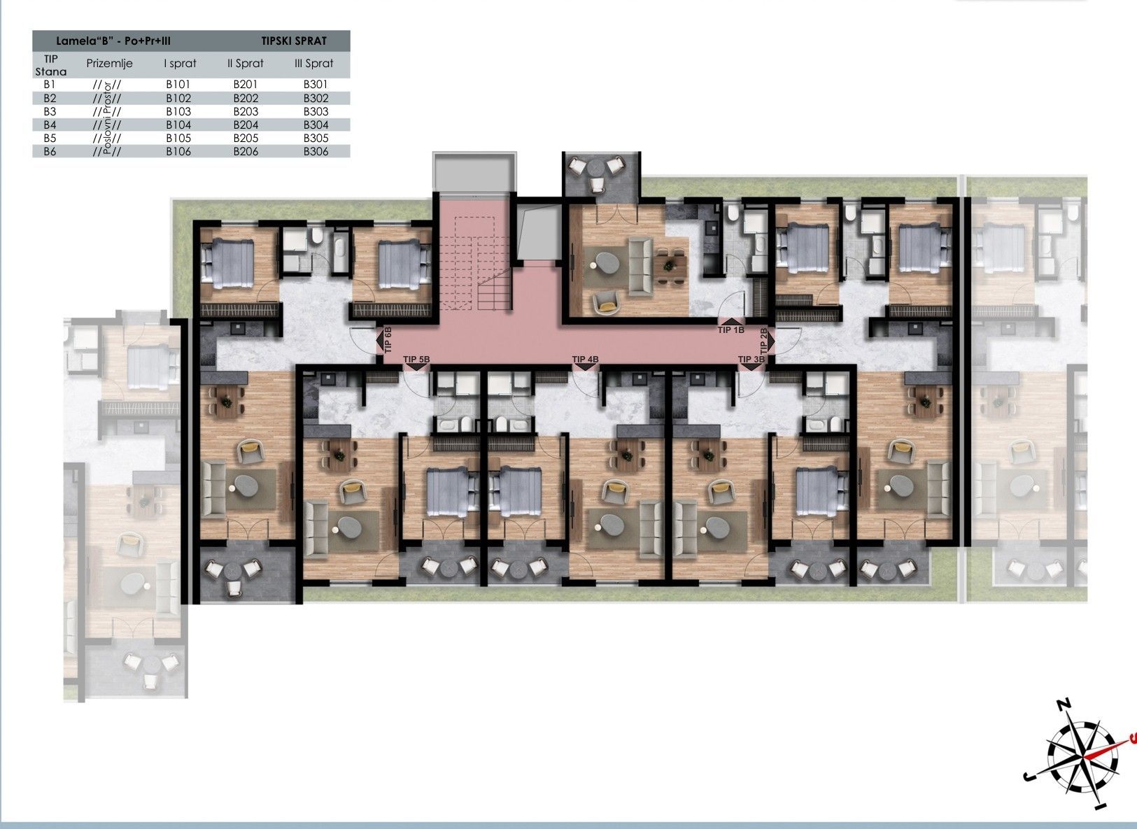 Апартаменты в Баре, Черногория, 50м2 - стоимость 98&nbsp;100€ - Ref: 72816 фото 5