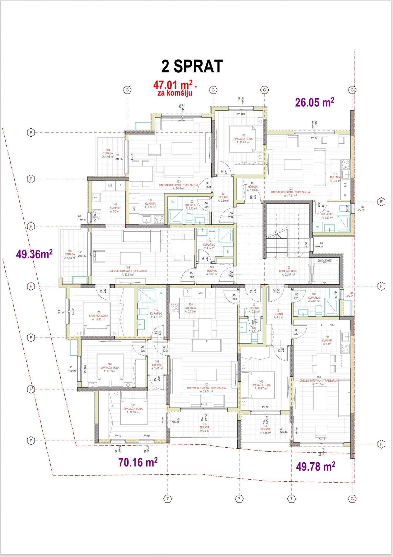 Апартаменты в Баре, Черногория, 50м2 - стоимость 128&nbsp;336€ - Ref: 72824 фото 6