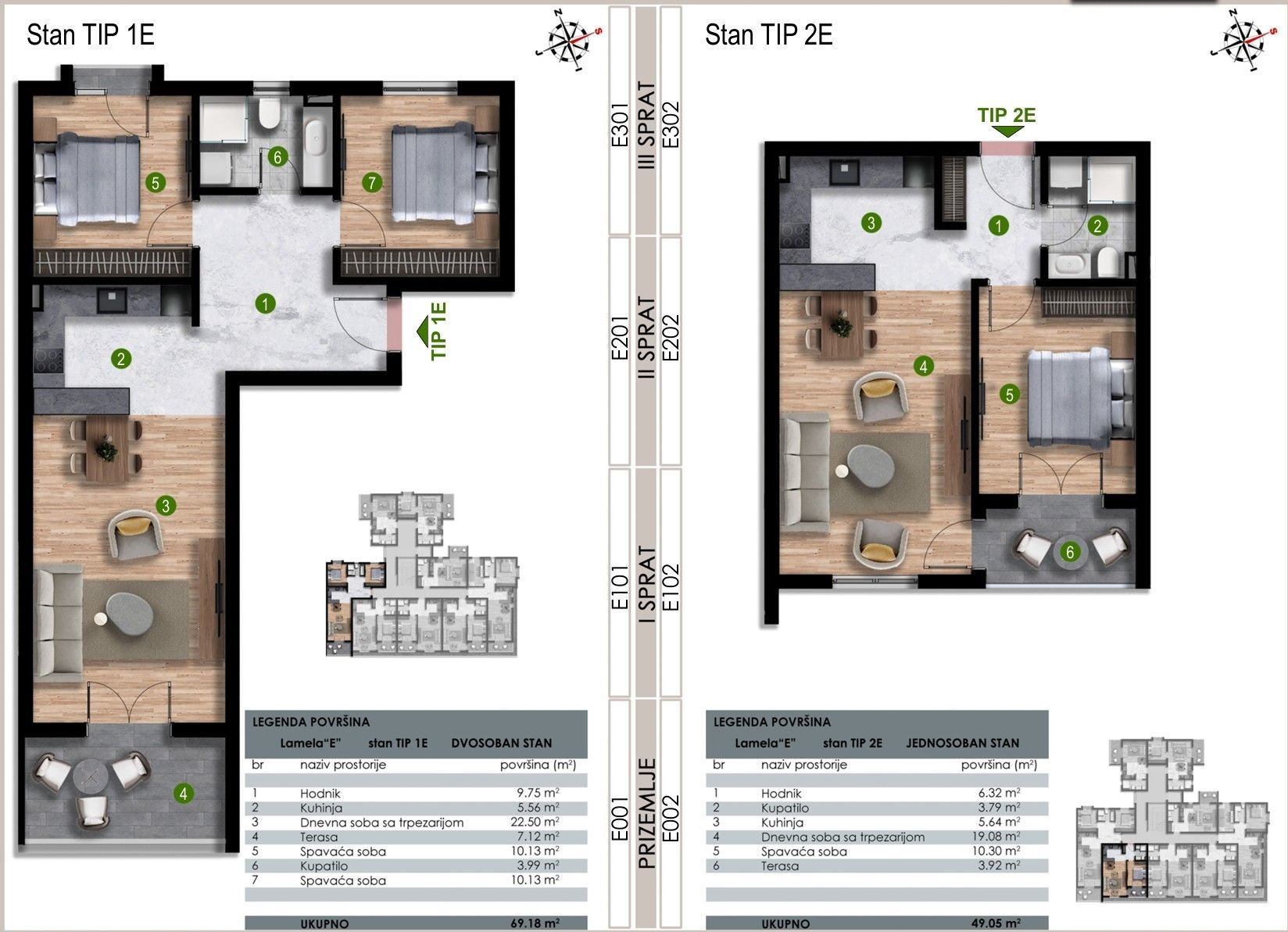 Апартаменты в Баре, Черногория, 70м2 - стоимость 139&nbsp;040€ - Ref: 72823 фото 2