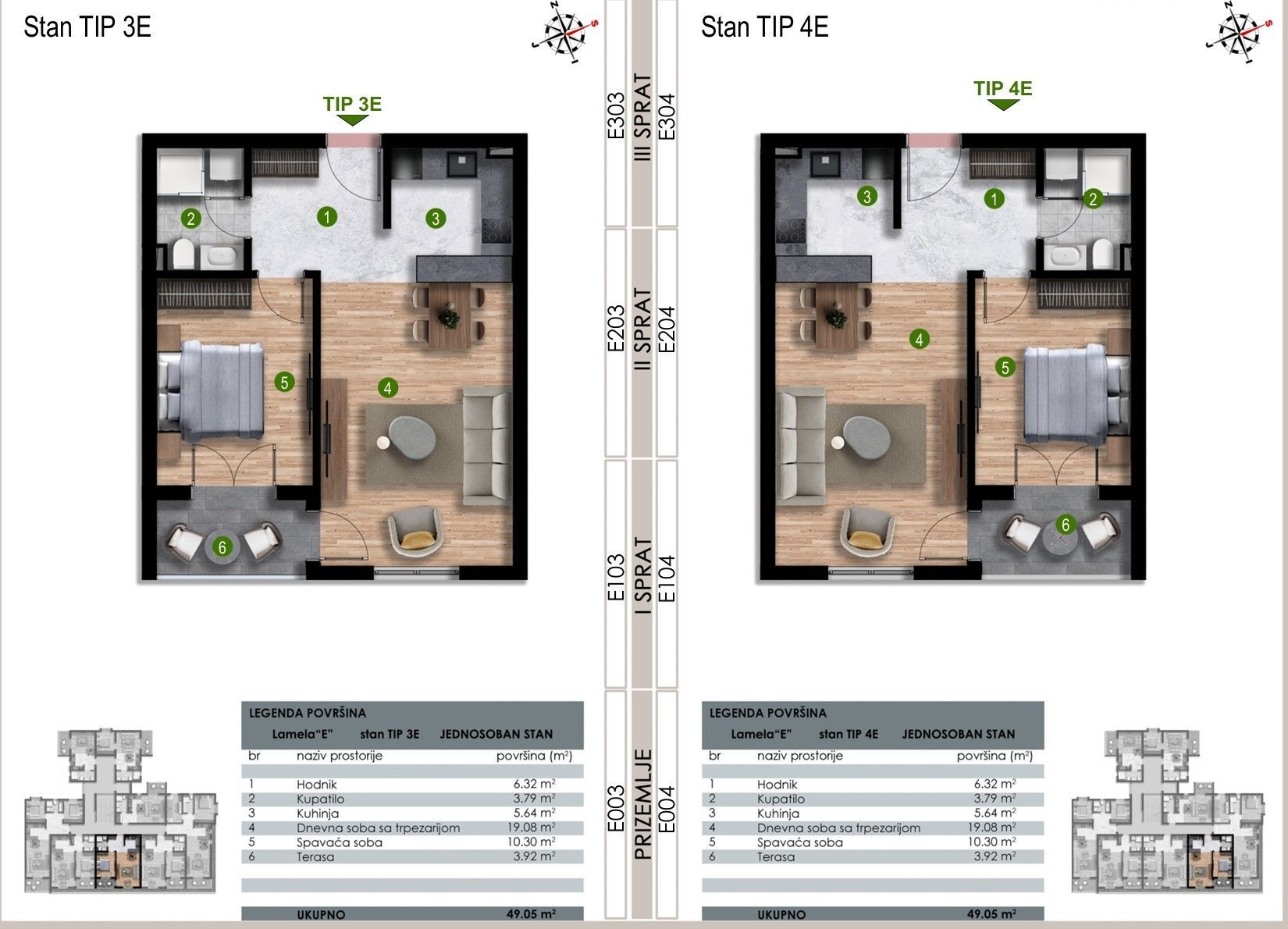 Апартаменты в Баре, Черногория, 70м2 - стоимость 139&nbsp;040€ - Ref: 72823 фото 3