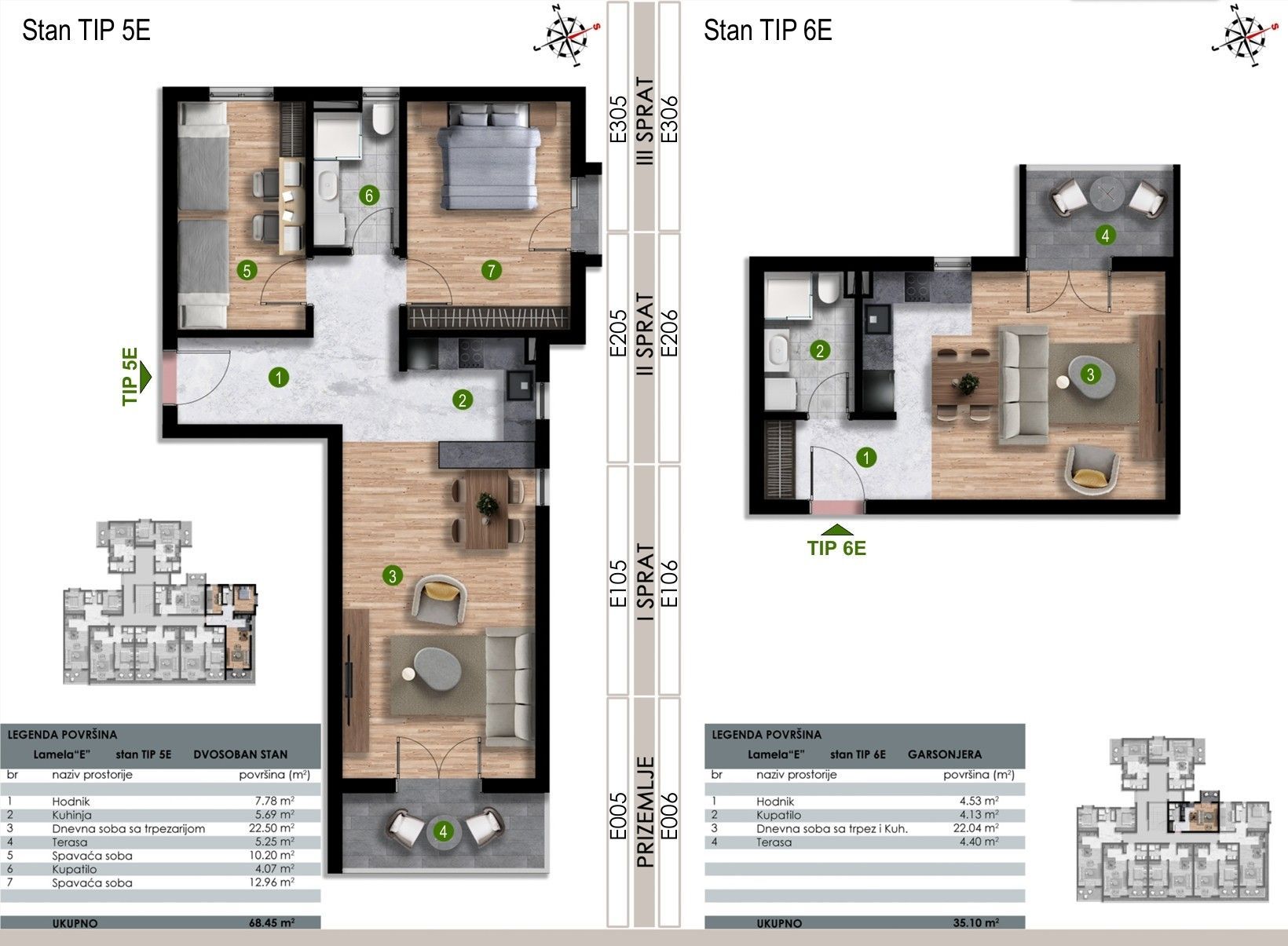 Апартаменты в Баре, Черногория, 70м2 - стоимость 139&nbsp;040€ - Ref: 72823 фото 4