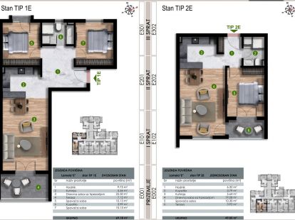 Апартаменты в Баре, Черногория, 70м2 - стоимость 139&nbsp;040€ - Ref: 72823 фото 2