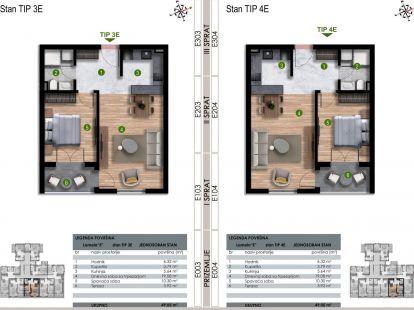 Апартаменты в Баре, Черногория, 70м2 - стоимость 139&nbsp;040€ - Ref: 72823 фото 3